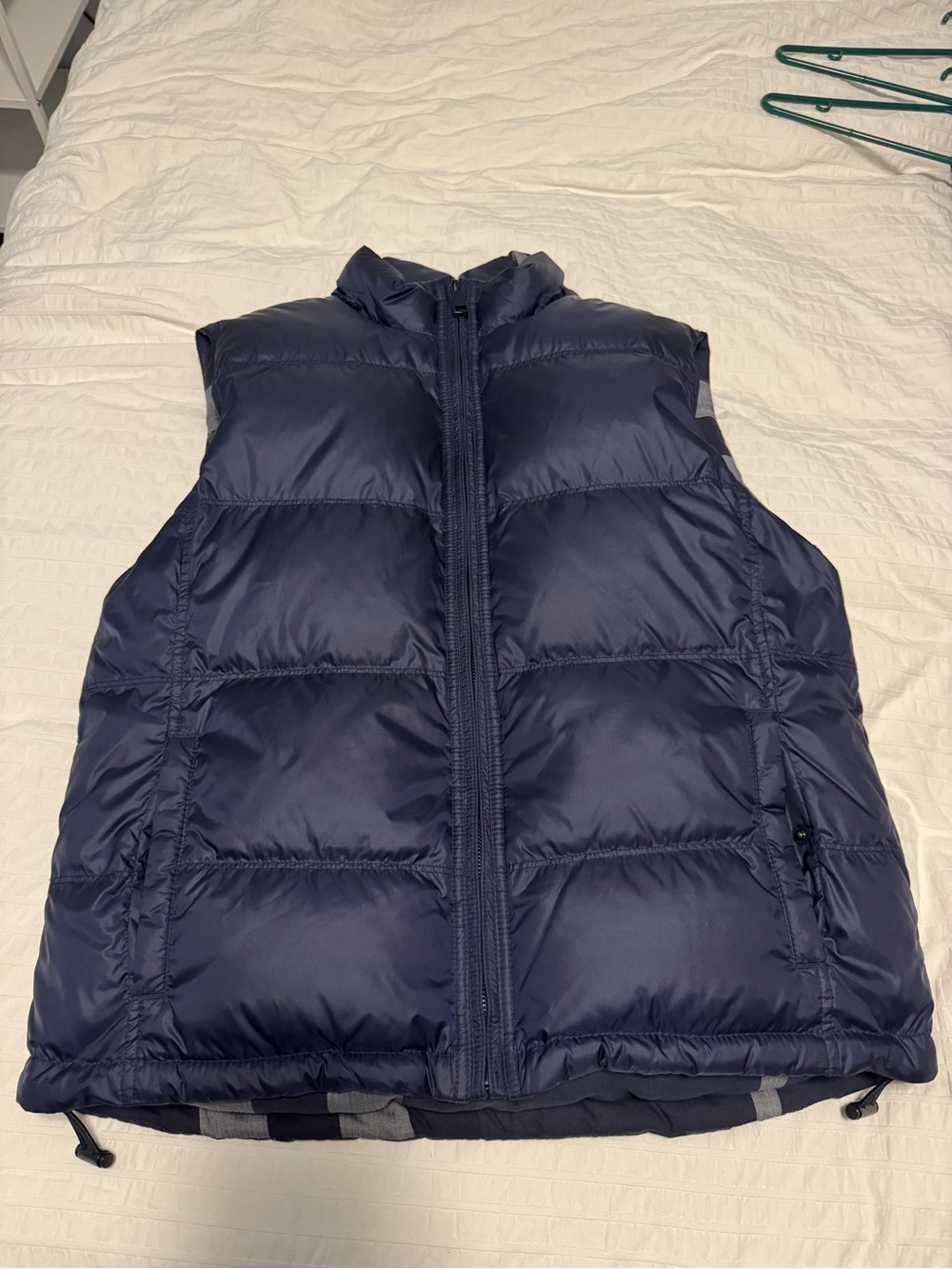 Men’s Burberry Down-Filled Vest, Navy Blue